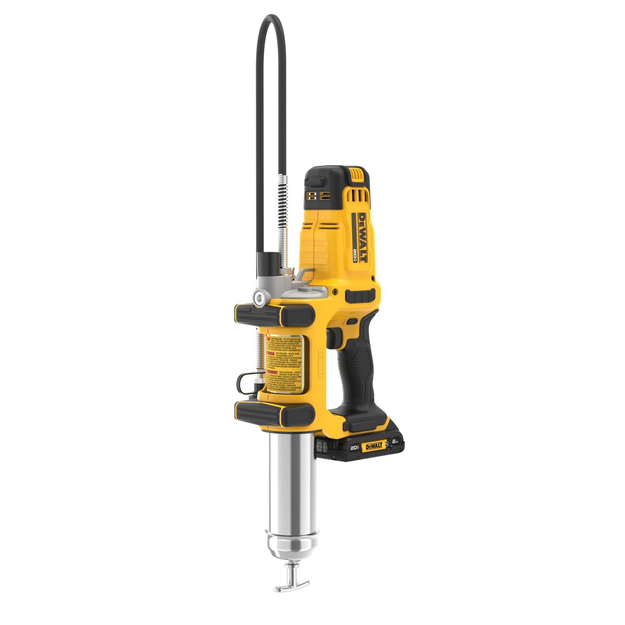 DEWALT 20 Volt MAX 2-Speed Grease Gun Kit, 10,000 Max. PSI, 5Ah Battery, Model# DCGG581GD1
